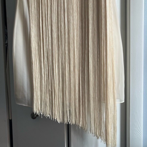 RACHEL Rachel Roy Champagne Fringe Tassel Dress, EUC - Picture 5 of 15